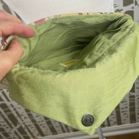 Custom Made Frida Kahlo Floral Tapestry Envelope Clutch - Picture 9 of 10